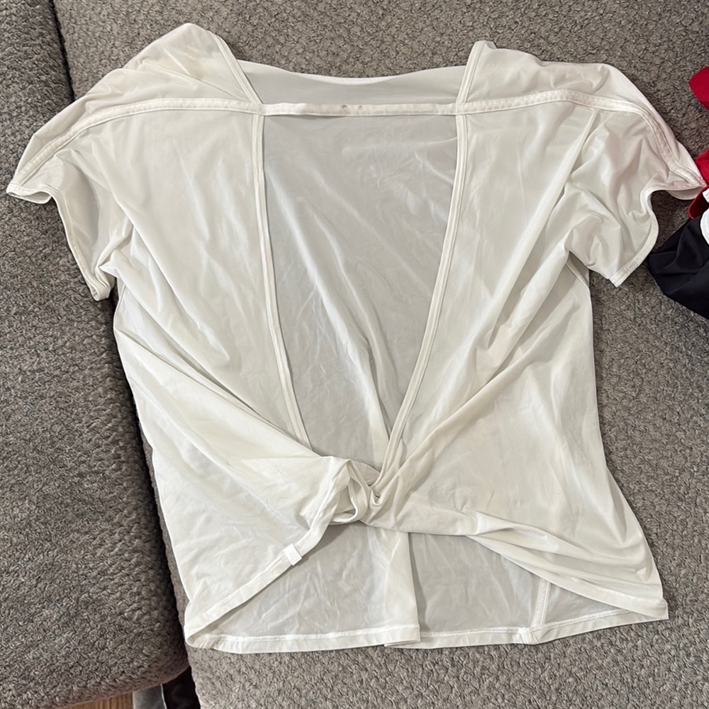 White lululemon top